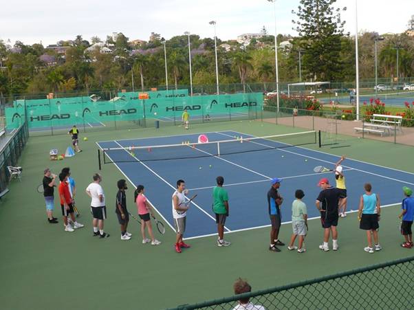 Hit the cone serving competition